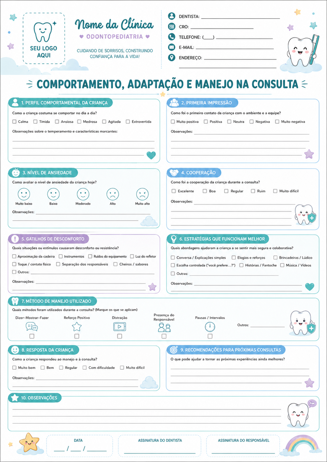 Comportamento, adaptação e manejo na consulta